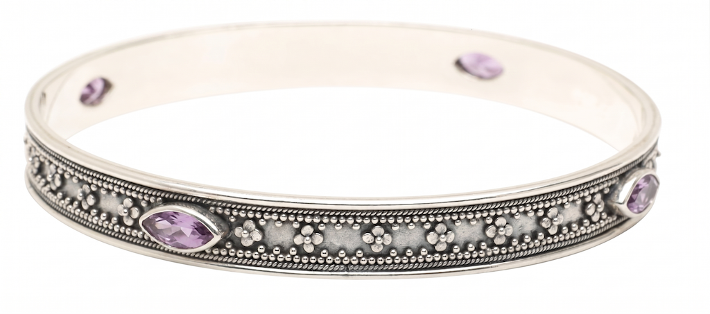 Bangle – Amethyst (Heirloom 2002 Archive) – Lori Bonn Archive