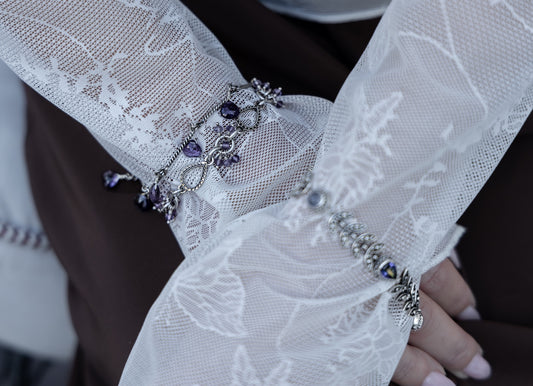 Link Bracelet – Amethyst (Parisian Muse 2004 Archive)